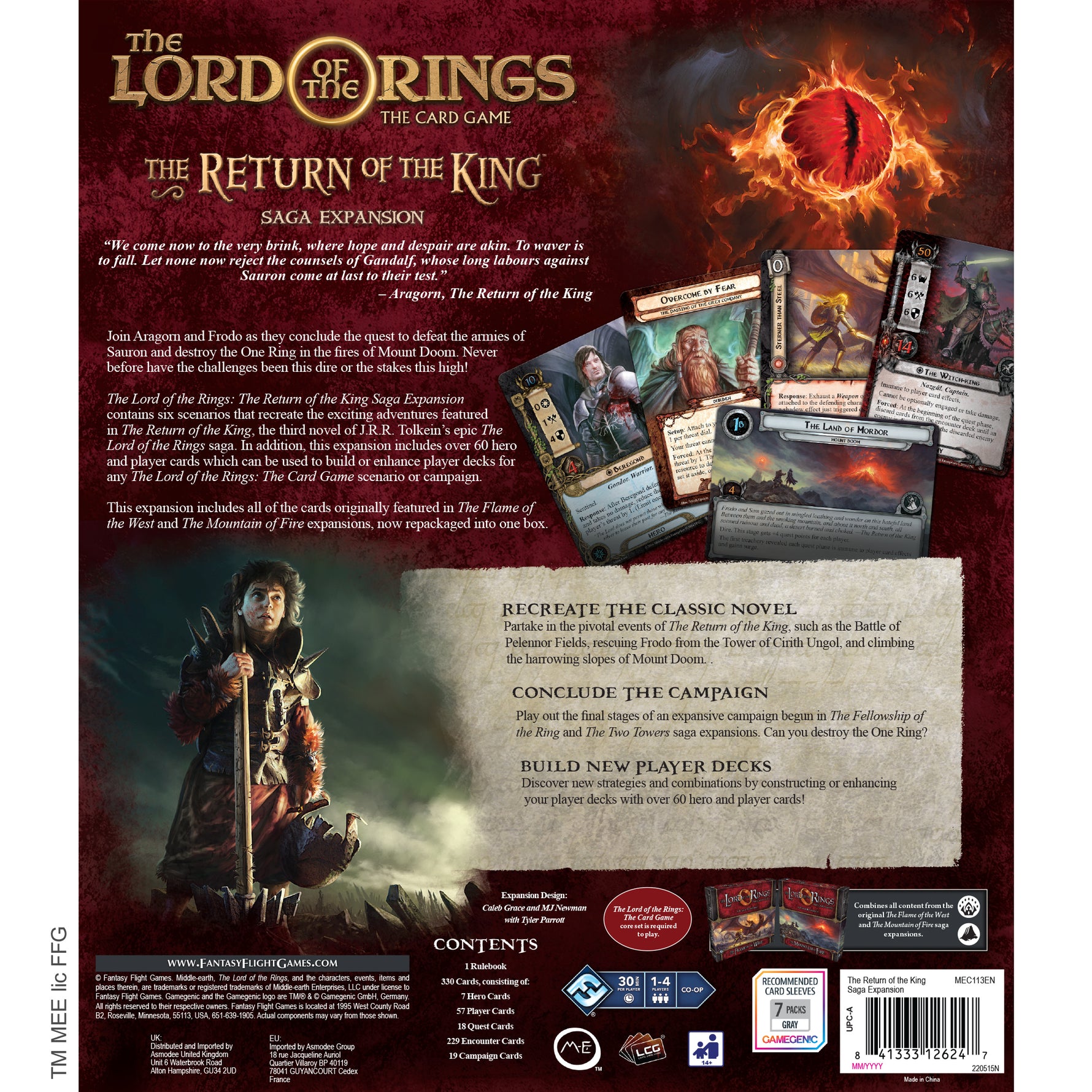 The Lord of the Rings : The Card Game - Return of the King Saga Expansion